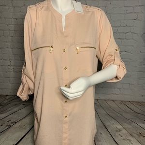NWT champagne Calvin Klein LG